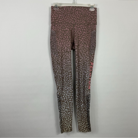 Peloton X WITH Leopard Ombre Leggings Size Medium - Picture 1 of 9